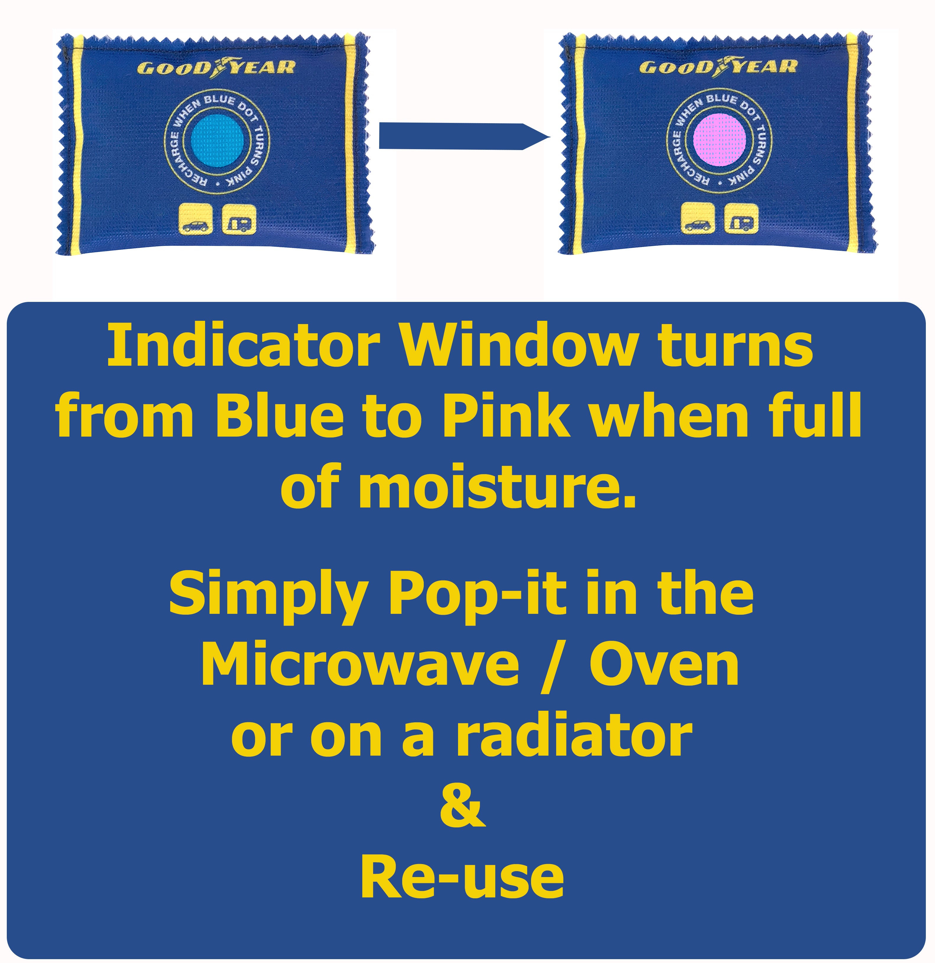 Goodyear Car Dehumidifier Bag Reusable Anti Mist Moisture Condensation Absorbing Goodyear Car Dehumidifier Bag Reusable Anti Mist Moisture Condensation Absorbing